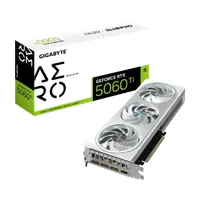 GIGABYTE GeForce RTX 5060 Ti AERO OC 8G Carte Graphique – 8 Go GDDR7, 128 bits, PCI-E 5.0, 2647 MHz Fréquence du processeur, 3 x DisplayPort, 1 x HDMI, GV-N506TAERO OC-8GD