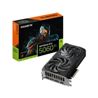 GIGABYTE GeForce RTX 5060 Ti WINDFORCE 8G Carte Graphique – 8 Go GDDR7, 128 bits, PCI-E 5.0, 2572 MHz Fréquence du processeur, 3 x DisplayPort, 1 x HDMI, GV-N506TWF2-8GD