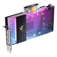 GIGABYTE AORUS GeForce RTX 5090 XTREME WATERFORCE WB 32G Carte Graphique - 32 Go GDDR7, 512 bits, PCI-E 5.0, 2655 MHz Fréquence du Cœur, 3 x DP 2.1a, 1 x HDMI 2.1b, NVIDIA DLSS 4, GV-N5090AORUSX WB-32GD - 5