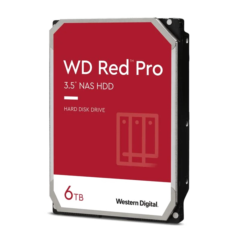 Disque Dur Interne Western Digital Red Pro 6 To - 7200 tr/min - 256 Mo Cache - SATA III