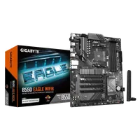 GIGABYTE B550 EAGLE WIFI6 Carte mère - Processeurs AMD Ryzen série 5000 G, VRM 10+3+1 phases, jusqu'à 3200 MHz DDR4, 1xPCIe 4.0 + 1xPCIe 3.0 M.2, LAN 1GbE, WIFI 6, USB 3.2 Gen 2 - 2