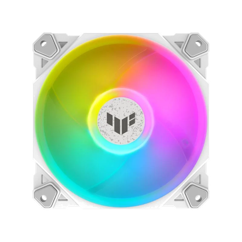 ASUS TUF GAMING TF120 ARGB WHITE EDITION Boitier PC Refroidisseur d'air 12 cm Blanc 1 pièce(s)