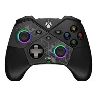 MSI FORCE PRO W CONTROLLER Noir USB 2.0 Manette de jeu Analogique/Numérique Android, PC, Xbox One S, Xbox One X, Xbox Series S, Xbox Series X