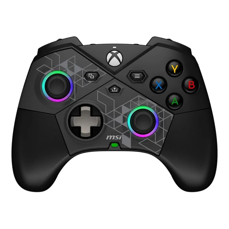 MSI FORCE PRO W CONTROLLER Noir USB 2.0 Manette de jeu Analogique/Numérique Android, PC, Xbox One S, Xbox One X, Xbox Series S, Xbox Series X