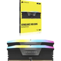 Kit Mémoire RAM Corsair Vengeance RGB 16 Go (2x8 Go) DDR5 5200 MHz CL40 - 5