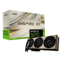MSI GeForce RTX 5070 12G INSPIRE 3X OC NVIDIA 12 Go GDDR7 - 1