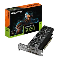 GIGABYTE GeForce RTX 5060 OC Low Profile 8G Carte Graphique - 8GB GDDR7, 128bit, PCI-E 5.0, 2512 MHz Fréquence du cœur, 3 x DisplayPort, 1 x HDMI, GV-N5060OC-8GL