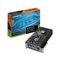 GIGABYTE GeForce RTX 5060 EAGLE OC 8G Carte Graphique - 8GB GDDR7, 128bit, PCI-E 5.0, 2550 MHz Fréquence du cœur, 3 x DisplayPort, 1 x HDMI, GV-N5060EAGLE OC-8GD