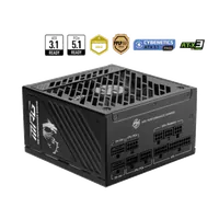 MSI MPG A1250GS PCIE5 unité d'alimentation d'énergie 1250 W 20+4 pin ATX ATX Noir - 4