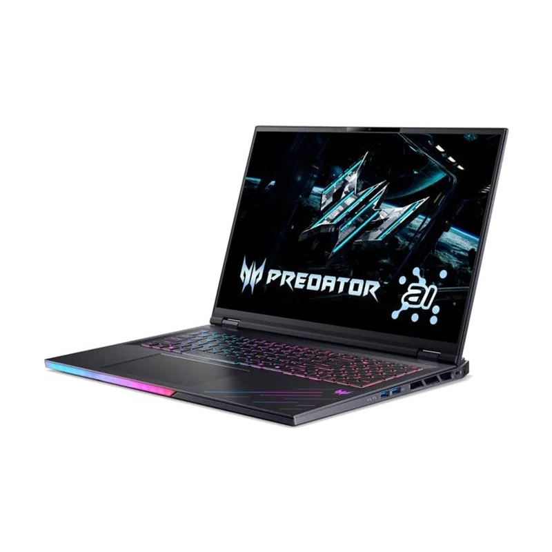 PC Portable Gamer Acer Predator Helios 18 AI PH18-73 - Intel Core Ultra 9, RTX 5080, 128 Go RAM, 4 To SSD