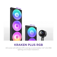 Refroidisseur Liquide NZXT Kraken 240 RGB - Performance et Style pour Votre PC - 2