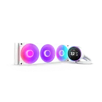Refroidisseur Liquide NZXT Kraken Elite 420 RGB Blanc - Performance et Style