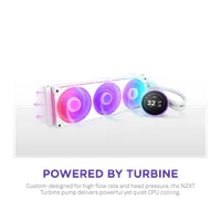 Refroidisseur Liquide NZXT Kraken Elite 420 RGB Blanc - Performance et Style - 2