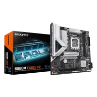 GIGABYTE B860M EAGLE V2 Carte mère - Processeurs Intel Core Ultra Series, VRM 6+1+2 phases, jusqu'à 9066 MHz DDR5, 1x M.2 PCIe 5.0 + 1x M.2 PCIe 4.0, LAN 2.5 GbE, USB 3.2 Gen 1 - 1