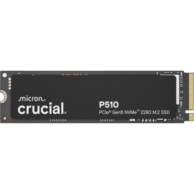 SSD Crucial P510 1To NVMe PCIe Gen5 M.2 2280 - Performances Extrêmes