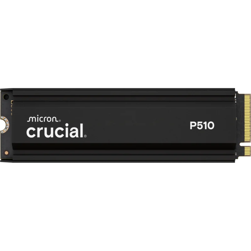SSD Crucial P510 1To NVMe PCIe Gen5 M.2 avec dissipateur thermique