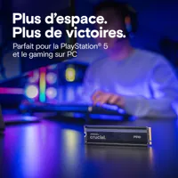 SSD Crucial P510 2 To PCIe Gen5 NVMe M.2 avec dissipateur thermique - 2