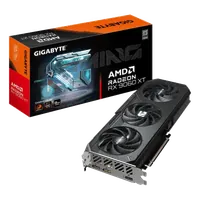 GIGABYTE Radeon RX 9060 XT GAMING OC 8G Carte Graphique - 8GB GDDR6, 128bit, PCI-E 5.0, 3320 MHz Fréquence du cœur, 2 x DisplayPort, 1 x HDMI, GV-R9060XTGAMING OC-8GD