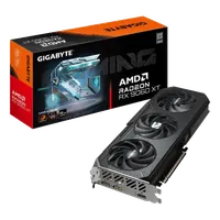 GIGABYTE Radeon RX 9060 XT GAMING OC 16G Carte Graphique - 16GB GDDR6, 128bit, PCI-E 5.0, 3320 MHz Fréquence du cœur, 2 x DisplayPort, 1 x HDMI, GV-R9060XTGAMING OC-16GD