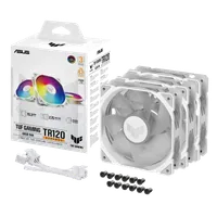 ASUS TUF GAMING TR120 ARGB REVERSE 3IN1 White Boitier PC Refroidisseur d'air 12 cm Blanc - 9