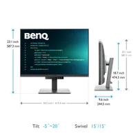 BenQ RD280U écran plat de PC 71,6 cm (28.2") 3840 x 2560 pixels 4K Ultra HD Noir - 4