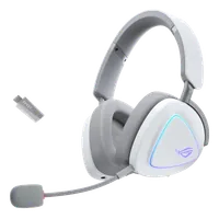 ASUS ROG Delta II Casque Avec fil &sans fil Arceau Gaming USB Type-C Bluetooth Blanc