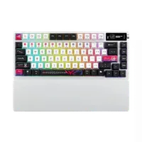 ASUS ROG Azoth X clavier Gaming USB + RF Wireless + Bluetooth Noir, Blanc