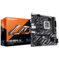 GIGABYTE H810M H Carte mère - Processeurs Intel Core Ultra (Série 2), VRM 4+1+2 phases, jusqu'à 6400 MHz DDR5, 1xPCIe 4.0 M.2, LAN 1GbE, USB 3.2 Gen 1 - 2