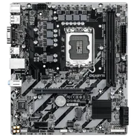 GIGABYTE H810M S2H Carte mère - Processeurs Intel Core Ultra (Série 2), VRM 4+1+2 phases, jusqu'à 6400 MHz DDR5, 1xPCIe 4.0 M.2, LAN 1GbE, USB 3.2 Gen 1 - 1