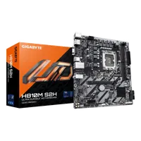GIGABYTE H810M S2H Carte mère - Processeurs Intel Core Ultra (Série 2), VRM 4+1+2 phases, jusqu'à 6400 MHz DDR5, 1xPCIe 4.0 M.2, LAN 1GbE, USB 3.2 Gen 1 - 2