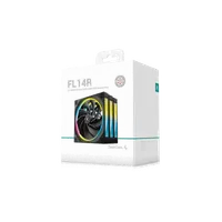Pack 3 Ventilateurs Boîtier DeepCool FL14R Blanc 140mm PWM - 1