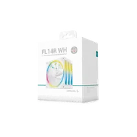 Pack 3 Ventilateurs DeepCool FL14R Blanc 14cm PWM - 1