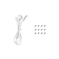 Pack 3 Ventilateurs DeepCool FL14R Blanc 14cm PWM - 2