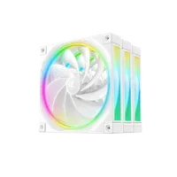 Pack 3 Ventilateurs DeepCool FL14R Blanc 14cm PWM - 5