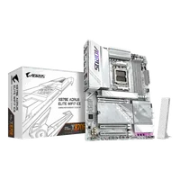 GIGABYTE X870E AORUS ELITE WIFI7 ICE Carte mère - Prend en charge les processeurs AMD Ryzen 9000, VRM numérique 16+2+2 phases, jusqu'à 8200 MHz DDR5 (O.C.), 3x PCIe 5.0 + 1x PCIe 4.0, Wi-Fi 7, LAN 2.5 GbE, USB 4