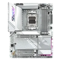 GIGABYTE X870E AORUS ELITE WIFI7 ICE Carte mère - Prend en charge les processeurs AMD Ryzen 9000, VRM numérique 16+2+2 phases, jusqu'à 8200 MHz DDR5 (O.C.), 3x PCIe 5.0 + 1x PCIe 4.0, Wi-Fi 7, LAN 2.5 GbE, USB 4 - 2