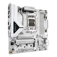 GIGABYTE B850M EAGLE WIFI6E ICE Carte Mère – Processeurs AMD Ryzen série 9000, VRM numérique 8+2+2 phases, jusqu’à 8200 MHz DDR5 (OC), 1 x M.2 PCIe 5.0 + 1 x PCIe 4.0, Wi-Fi 6E, LAN 2.5 GbE, USB 3.2 Gen 2 - 3