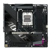 GIGABYTE B850M AORUS ELITE WIFI6E Carte mère - Processeurs AMD Ryzen série 9000, VRM numérique 12+2+2 phases, jusqu'à 8200 MHz DDR5 (O.C.), 1x M.2 PCIe 5.0 + 1x M.2 PCIe 4.0, Wi-Fi 6E, LAN 2.5 GbE, USB 3.2 Gen 2 - 2