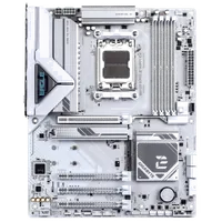 GIGABYTE B850 EAGLE WIFI7 ICE Carte mère - Processeurs AMD Ryzen série 9000, VRM numérique 8+2+2 phases, jusqu'à 8200 MHz DDR5 (O.C.), 1x M.2 PCIe 5.0 + 2x M.2 PCIe 4.0, Wi-Fi 7, LAN 2.5 GbE, USB 3.2 Gen 2 - 2