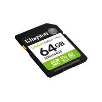 Kingston Technology 64 Go SDXC Canvas Select Plus Gen3 100 Mo/s C10 UHS-I U1 V10