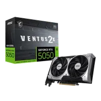 MSI GEFORCE RTX 5050 8G VENTUS 2X OC carte graphique NVIDIA 8 Go GDDR6