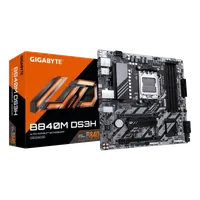 GIGABYTE B840M DS3H Carte mère - Processeurs AMD Ryzen 9000, VRM 8+2+2 phases, jusqu'à 8200 MHz DDR5, 2xPCIe 4.0 M.2, LAN 2.5GbE, USB 3.2 Gen 1 - 2