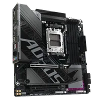 GIGABYTE B840M AORUS ELITE WIFI6E Carte Mère – Processeurs AMD Ryzen 9000, 10+2+2 phases VRM, jusqu’à 8200 MHz DDR5 (O.C.), 2 x M.2 PCIe 4.0, Wi-Fi 6E, LAN 2.5 GbE, USB 3.2 Gen 2 - 3