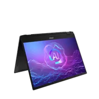 MSI Summit 16 AI Evo A2HMTG-042FR Intel Core Ultra 7 255H Hybride (2-en-1) 40,6 cm (16") Écran tactile Quad HD+ 32 Go LPDDR5-SDRAM 1 To SSD Wi-Fi 7 (802.11be) Windows 11 Pro Français Noir - 11