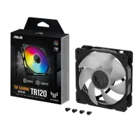 ASUS TUF Gaming TR120 ARGB Fan - Single Pack Boitier PC Ventilateur 12 cm Noir - 1