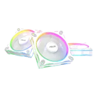 ASUS Prime MR120 Fan ARGB White 3in1 Boitier PC Ventilateur 12 cm Blanc - 1