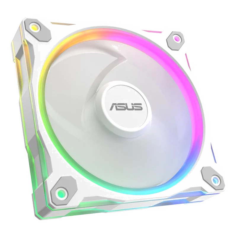 ASUS Prime MR120 Fan ARGB White Boitier PC Ventilateur 12 cm Blanc