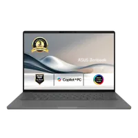 ASUS Zenbook A14 UX3407QA-QD431X Copilot+ PC Snapdragon X1-26-100 Ordinateur portable 35,6 cm (14") WUXGA 32 Go LPDDR5x-SDRAM 512 Go SSD Wi-Fi 6E (802.11ax) Windows 11 Pro Gris - 3