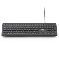 Clavier Filaire Éco-Conçu USB-A / C Urban Factory CYCLEE - Noir - 2