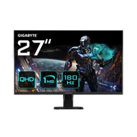 GIGABYTE GS27QA Moniteur de jeu 27" QHD - 2560 x 1440 (QHD), 180Hz, 1ms, 300 cd/m2, FreeSync, HDR Ready, HDMI 2.0, DisplayPort 1.4 - 1